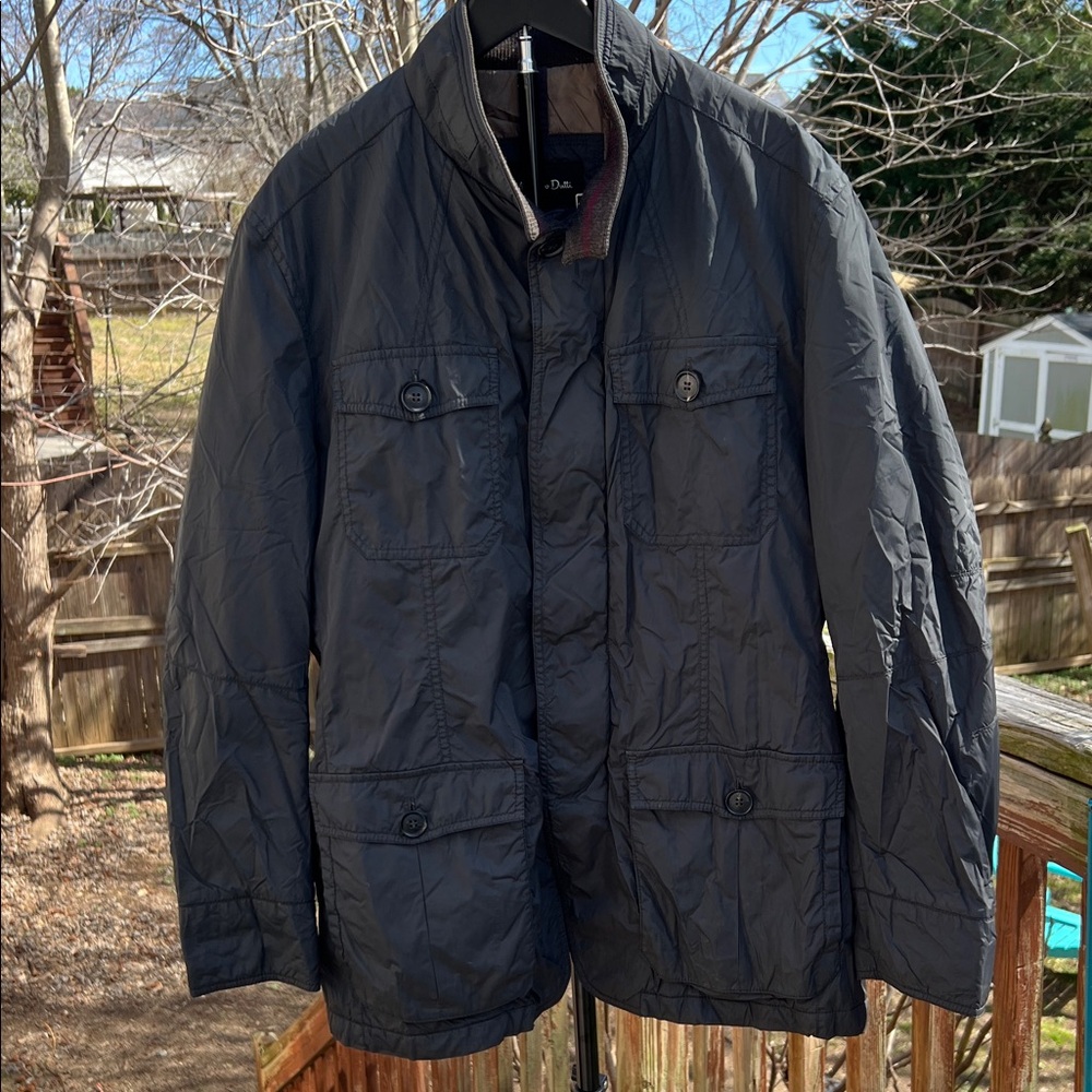 Massimo Dutti Dark Gray Military Jacket